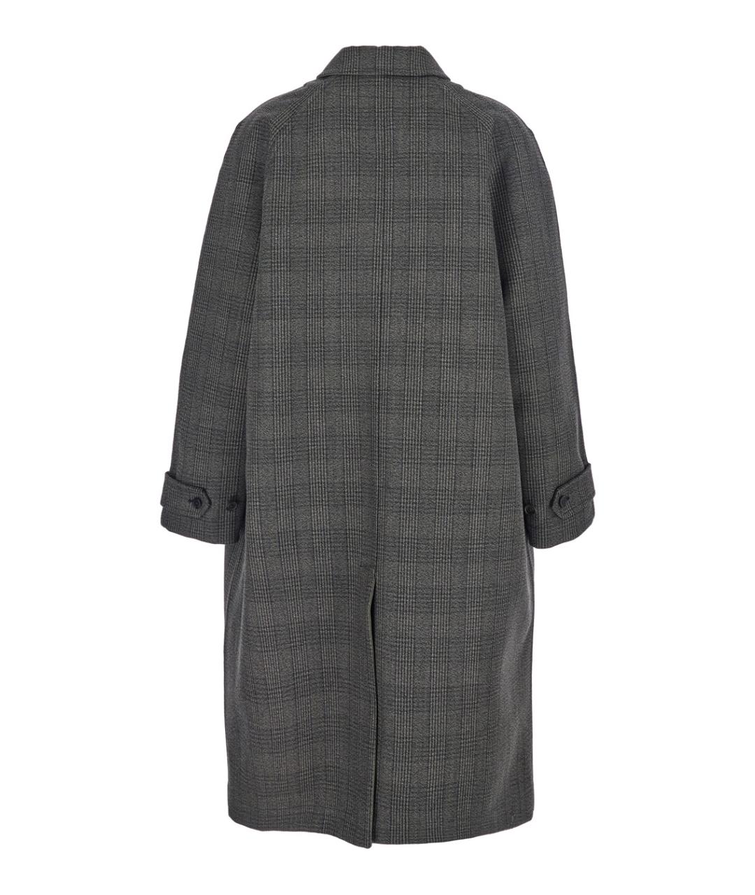 THE ROW Серое шерстяное пальто, фото 2