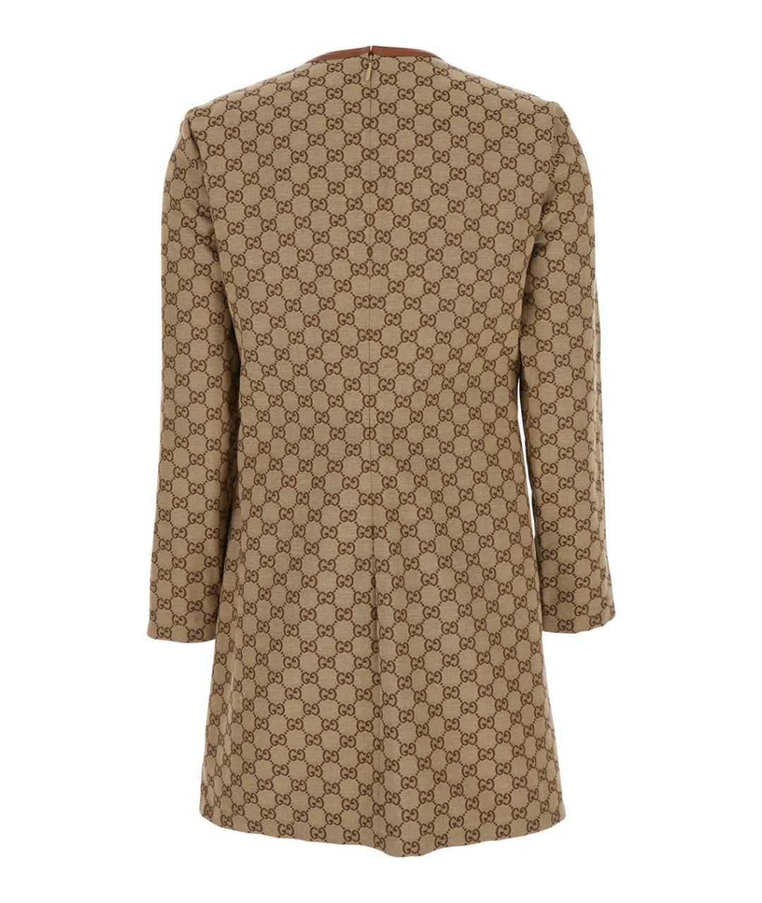 GUCCI Бежевое повседневное платье, фото 2