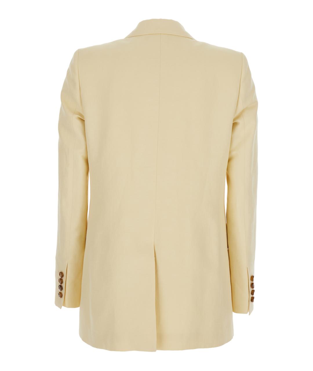 BLAZE MILANO Бежевый льняной жакет/пиджак, фото 2