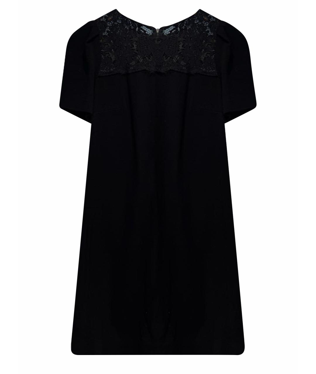 DOLCE&GABBANA Черное вискозное коктейльное платье, фото 1