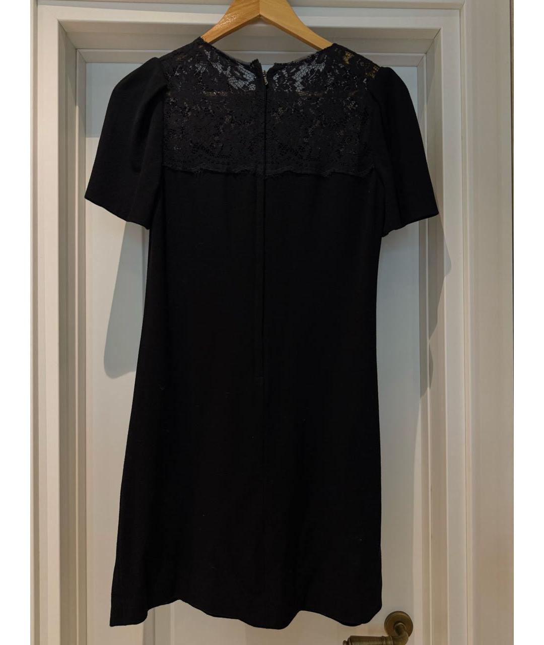 DOLCE&GABBANA Черное вискозное коктейльное платье, фото 2