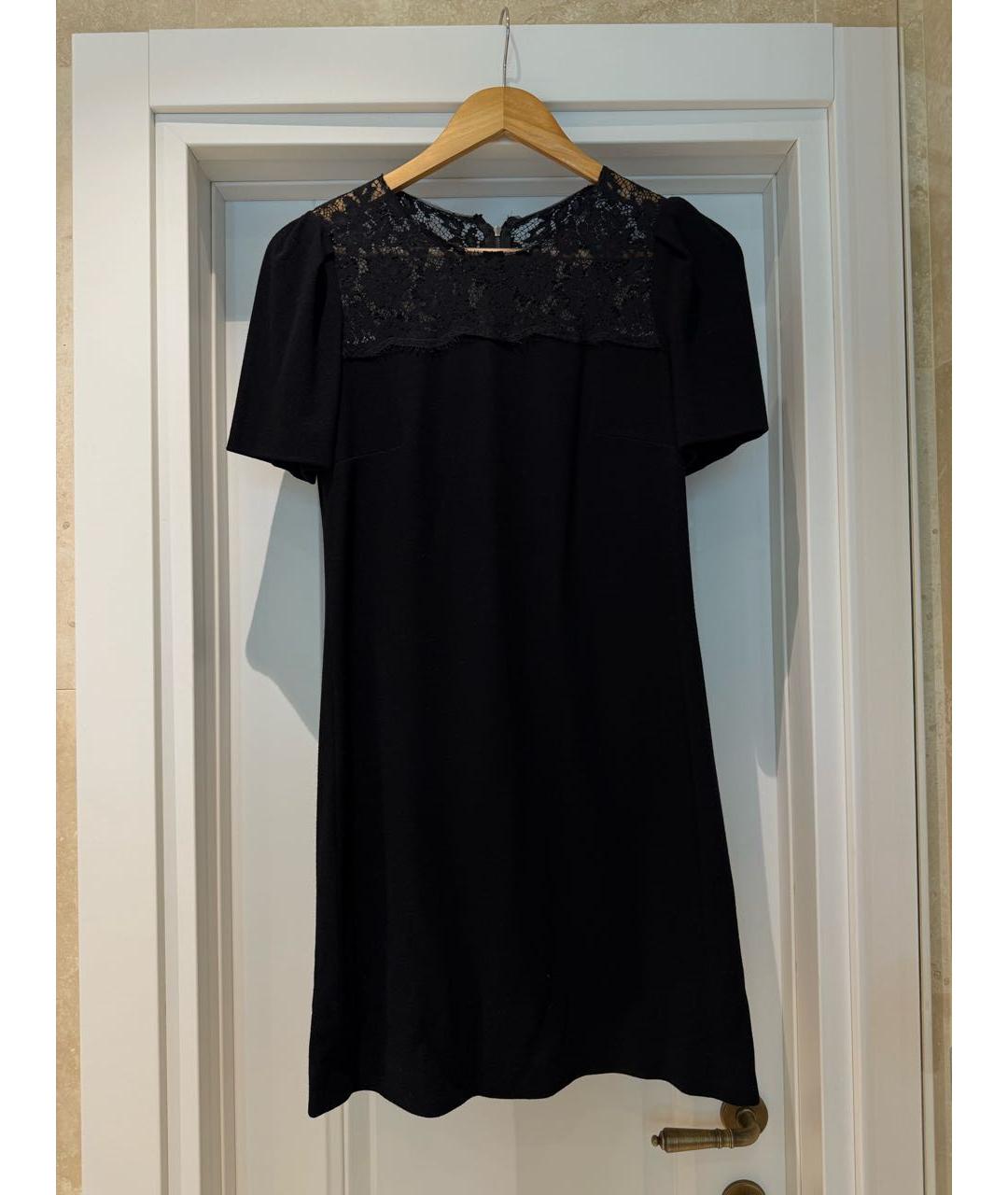 DOLCE&GABBANA Черное вискозное коктейльное платье, фото 5