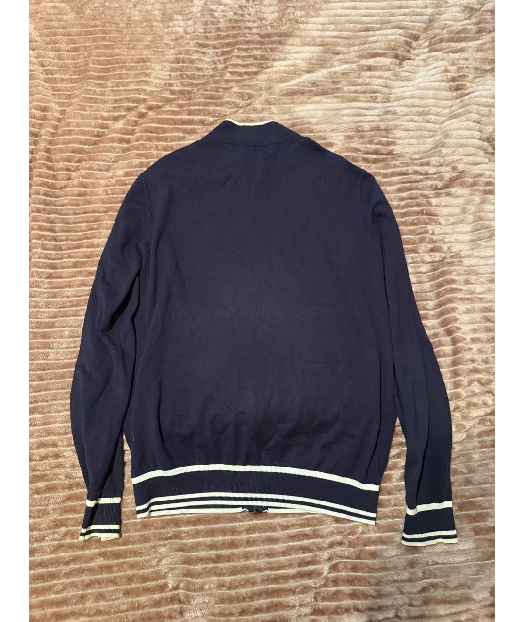 ARMANI JEANS Темно-синий вискозный кардиган, фото 2