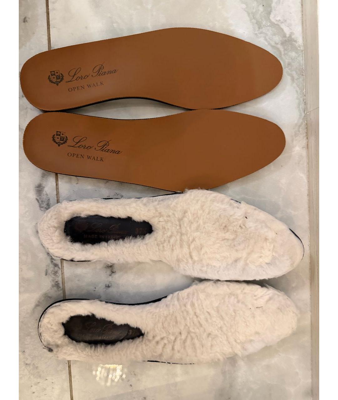 LORO PIANA Темно-синие замшевые ботинки, фото 5