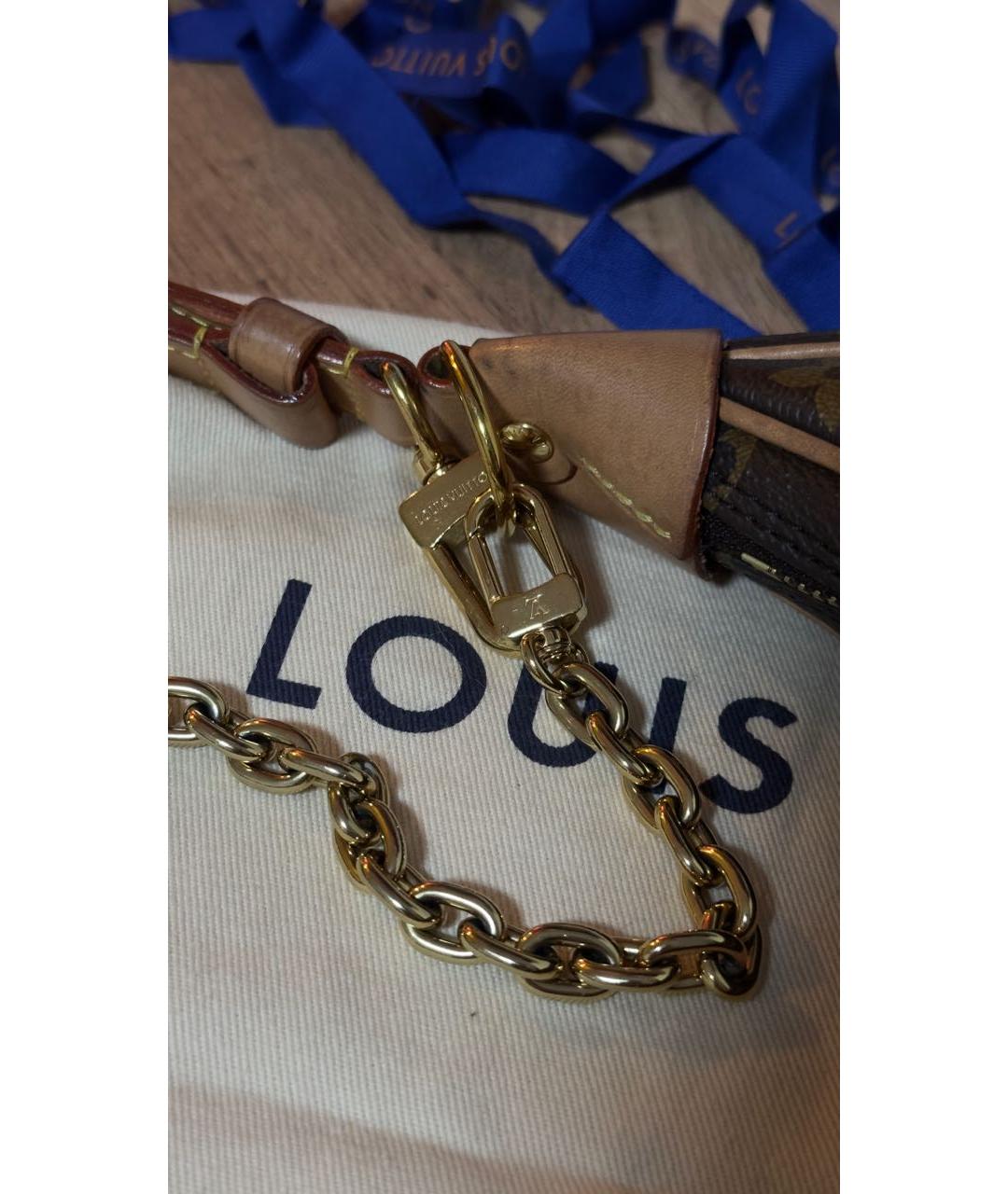 LOUIS VUITTON Коричневая сумка через плечо, фото 5