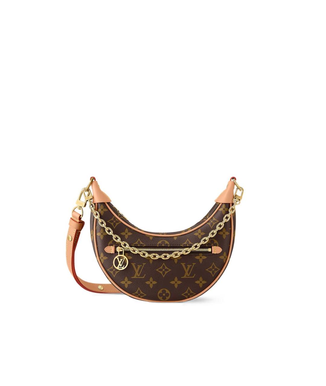 LOUIS VUITTON Коричневая сумка через плечо, фото 9