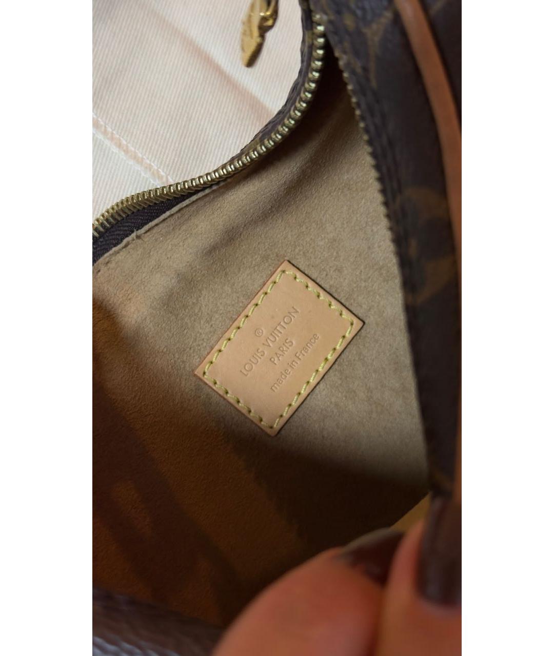 LOUIS VUITTON Коричневая сумка через плечо, фото 4