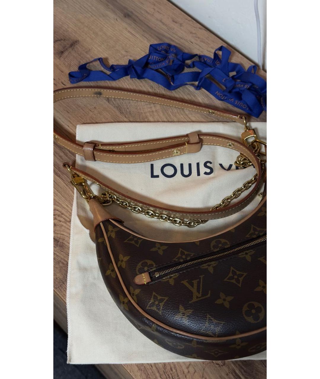 LOUIS VUITTON Коричневая сумка через плечо, фото 7