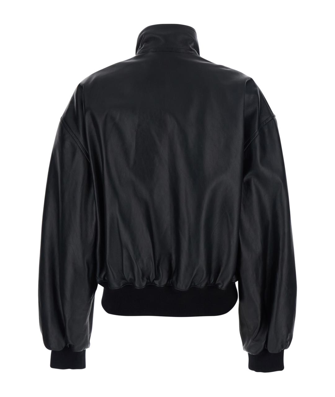 BALENCIAGA Черный кожаный жакет/пиджак, фото 2