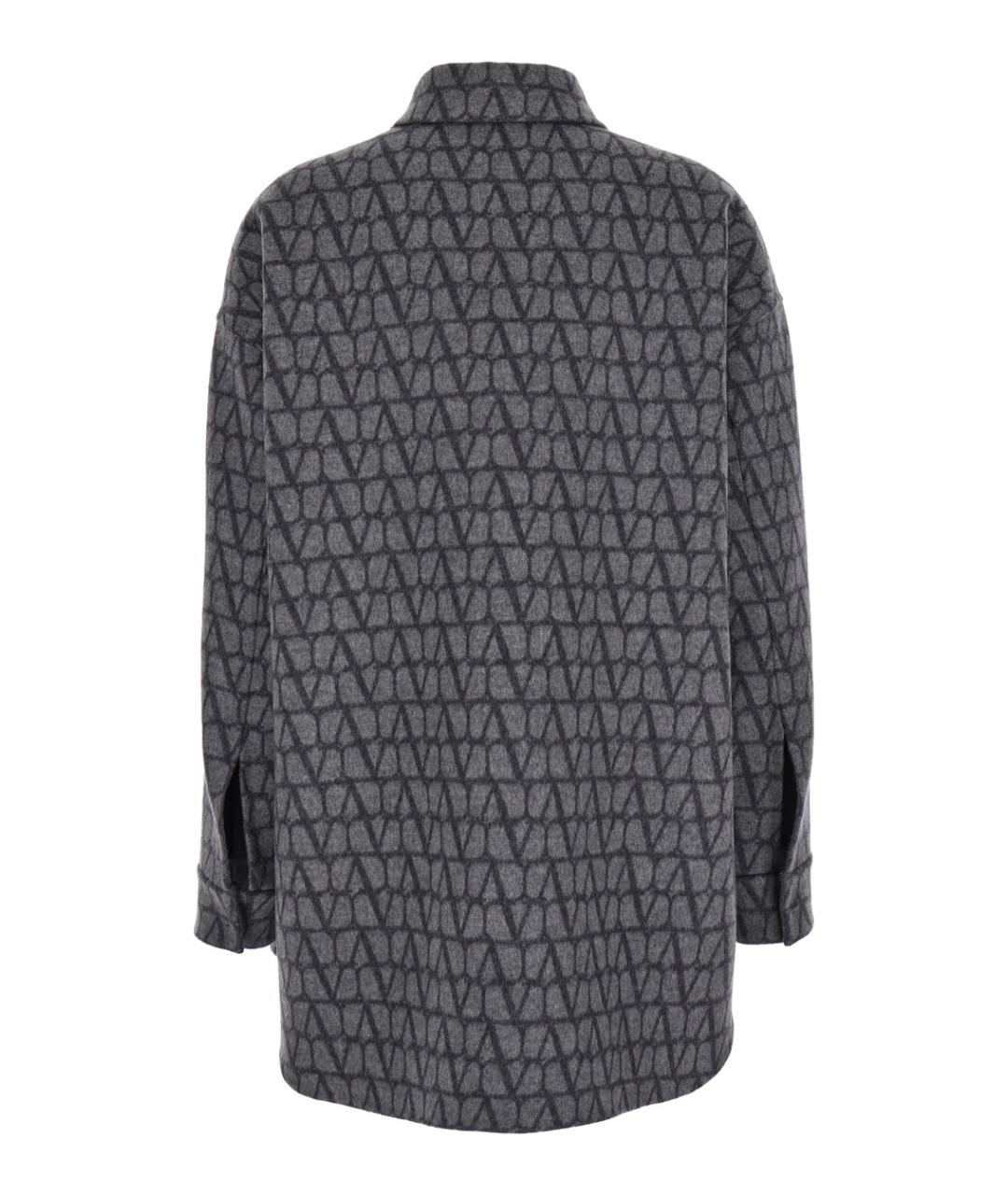 VALENTINO Серая шерстяная куртка, фото 2