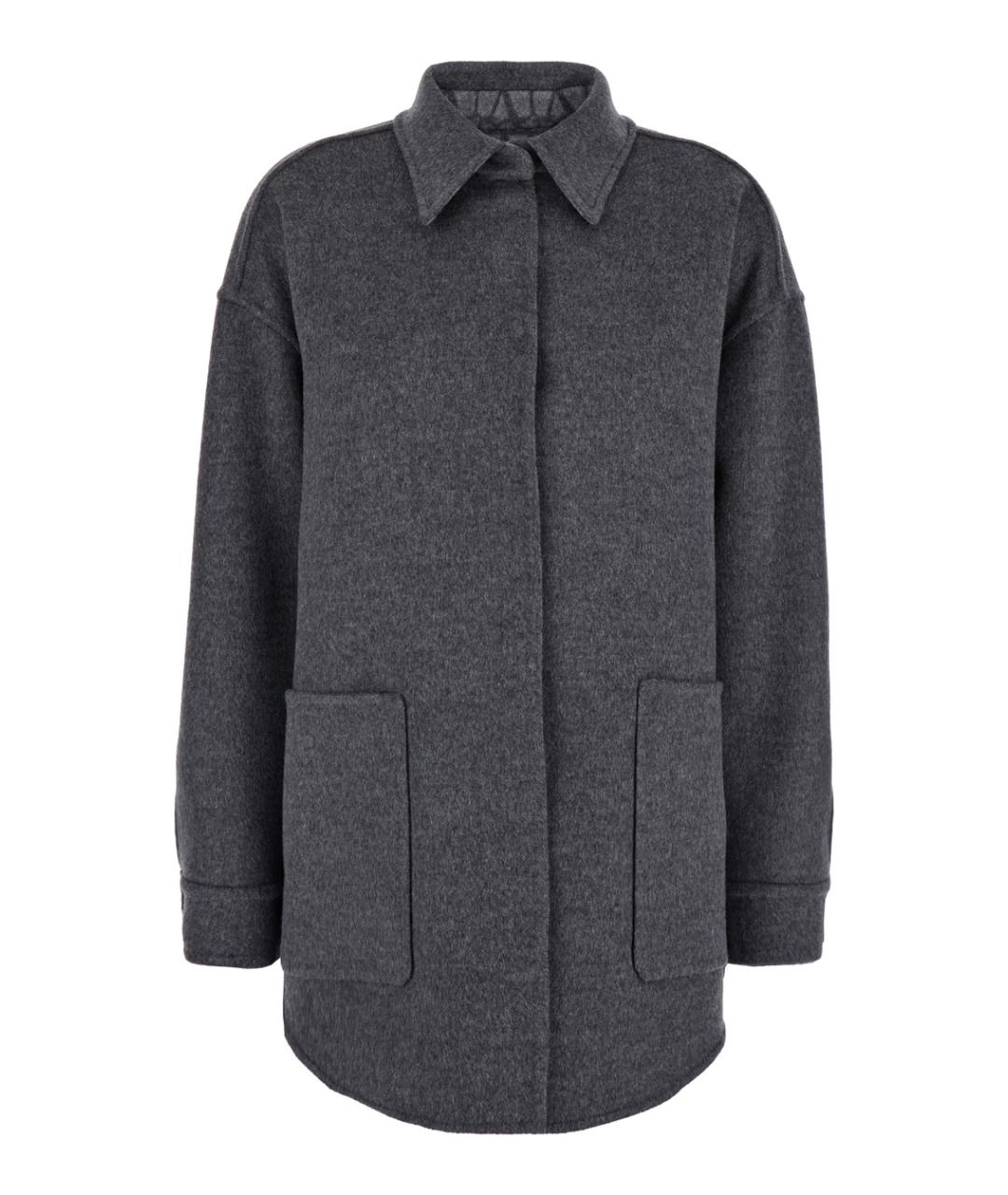 VALENTINO Серая шерстяная куртка, фото 4