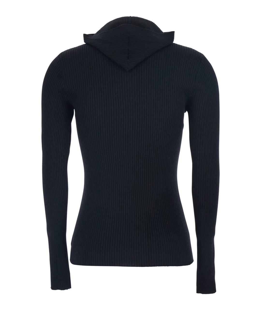 BRUNELLO CUCINELLI Черный хлопковый джемпер / свитер, фото 2