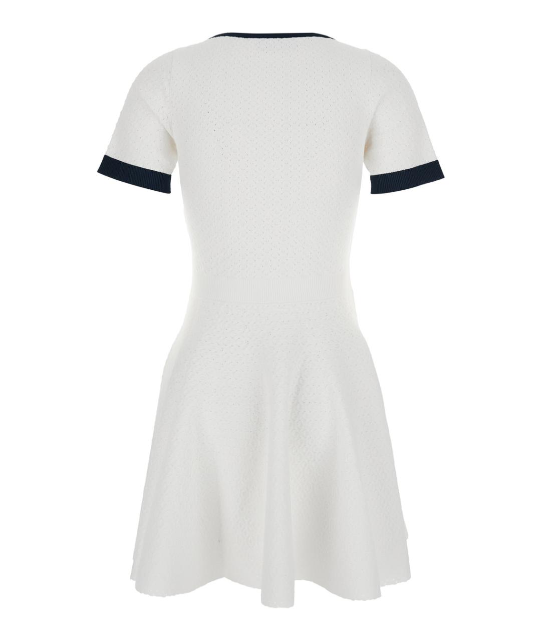 GUCCI Белое вискозное повседневное платье, фото 2
