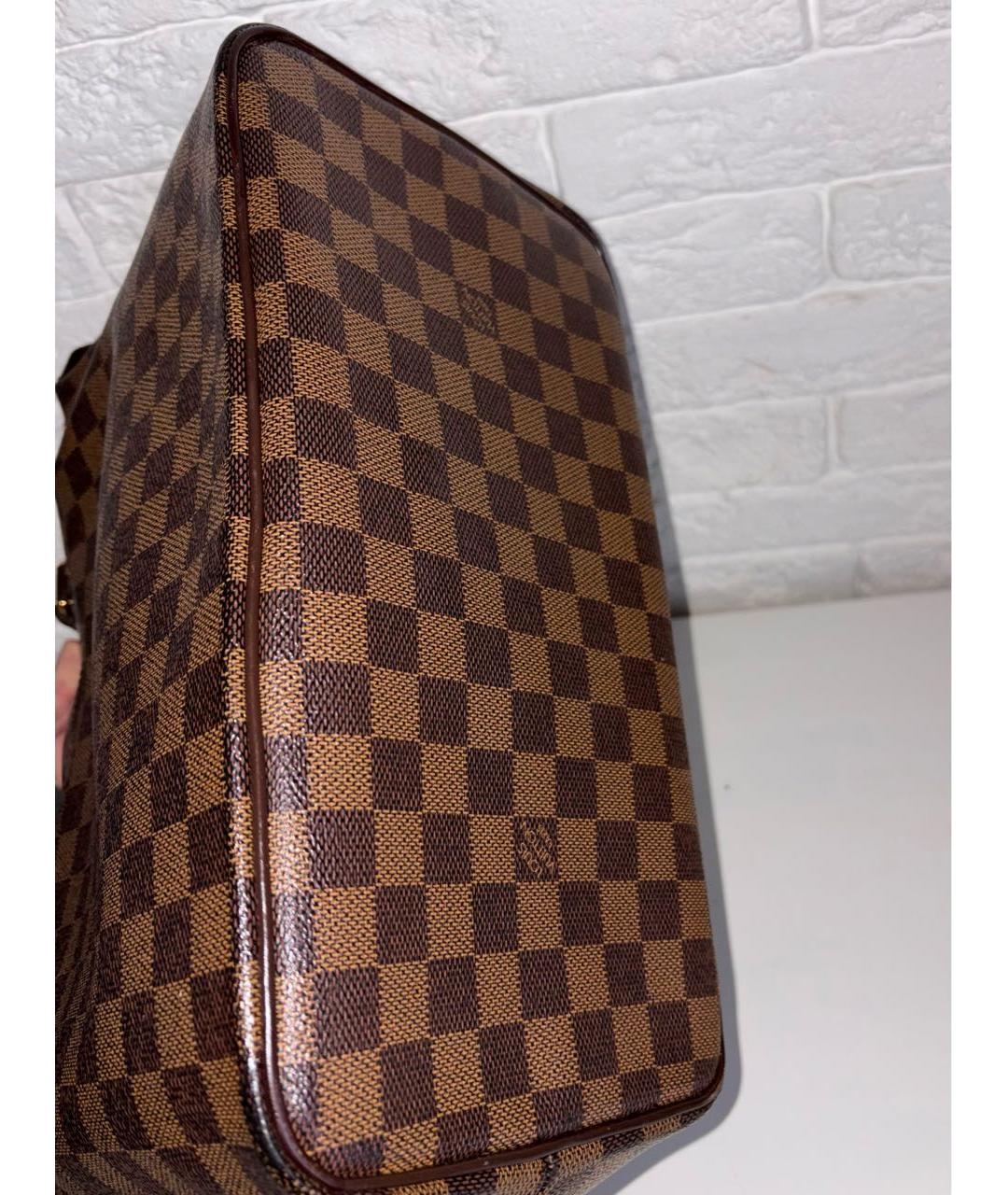 LOUIS VUITTON Коричневая сумка с короткими ручками, фото 5