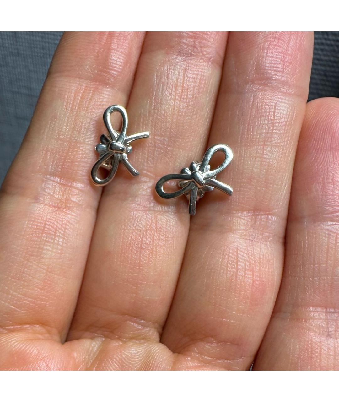 TIFFANY&CO Серебряные серебряные серьги, фото 3