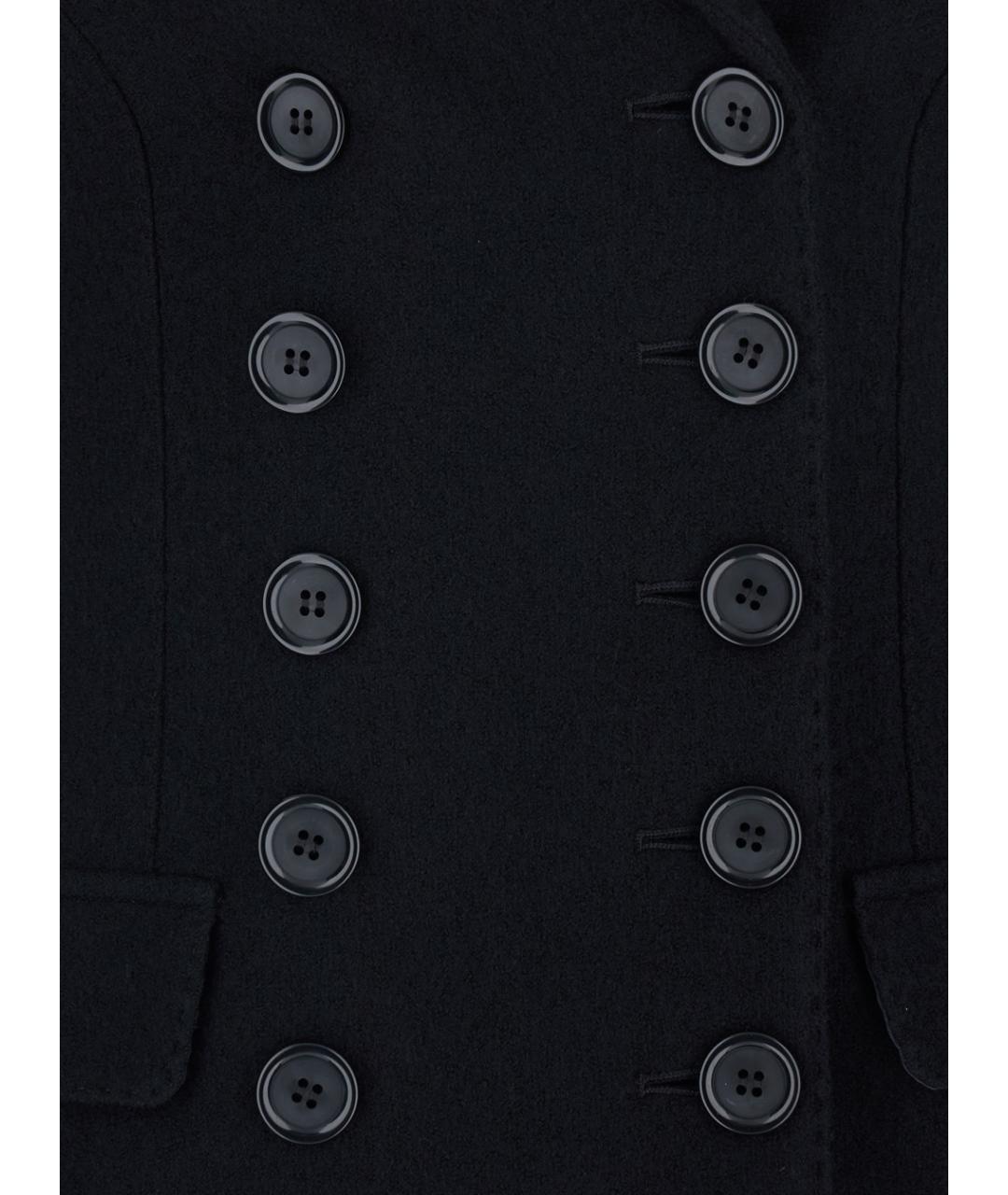 DOLCE&GABBANA Черный шерстяной жакет/пиджак, фото 3