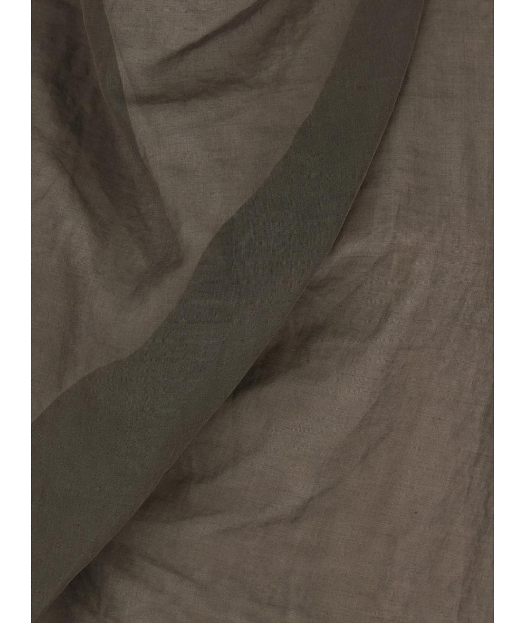 THE ROW Коричневая хлопковая блузы, фото 3