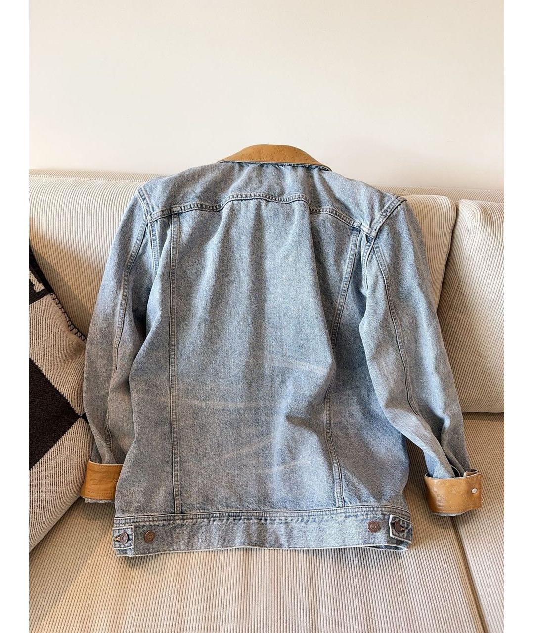 CELINE Голубая деним куртка, фото 4