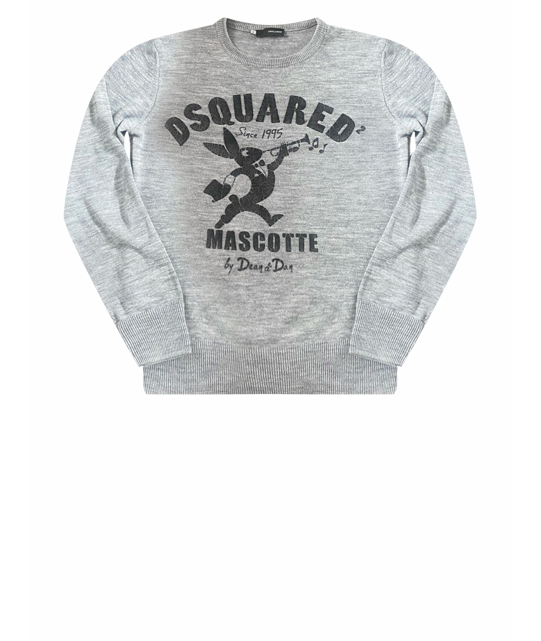 DSQUARED2 Серый хлопковый джемпер / свитер, фото 1
