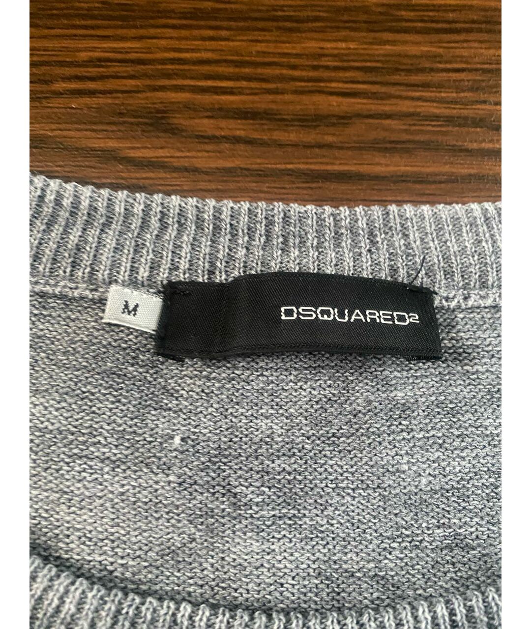 DSQUARED2 Серый хлопковый джемпер / свитер, фото 6