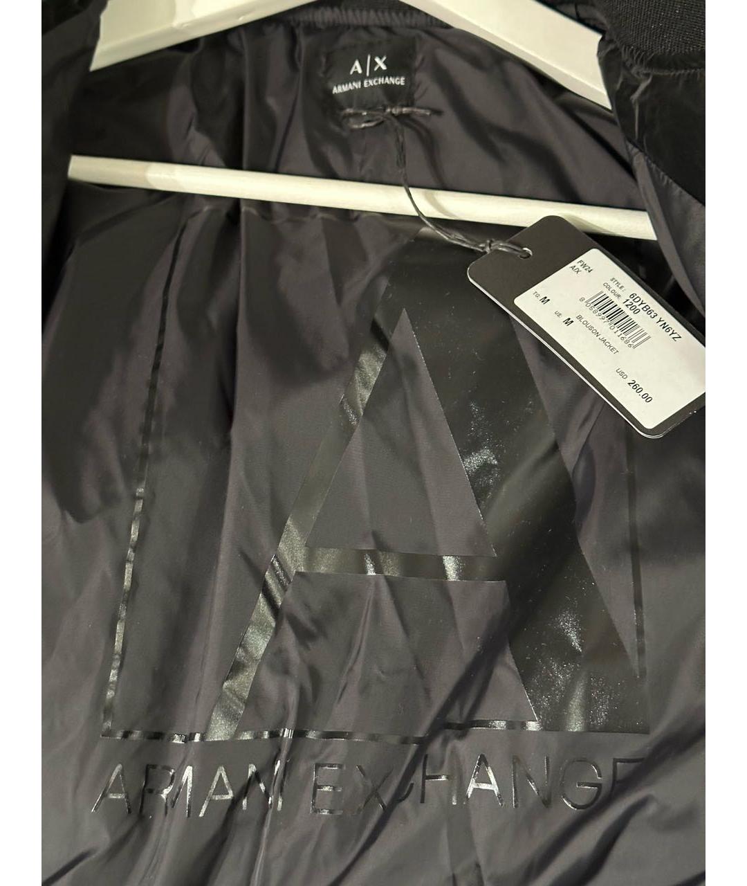 ARMANI EXCHANGE Черная полиэстеровая куртка, фото 6