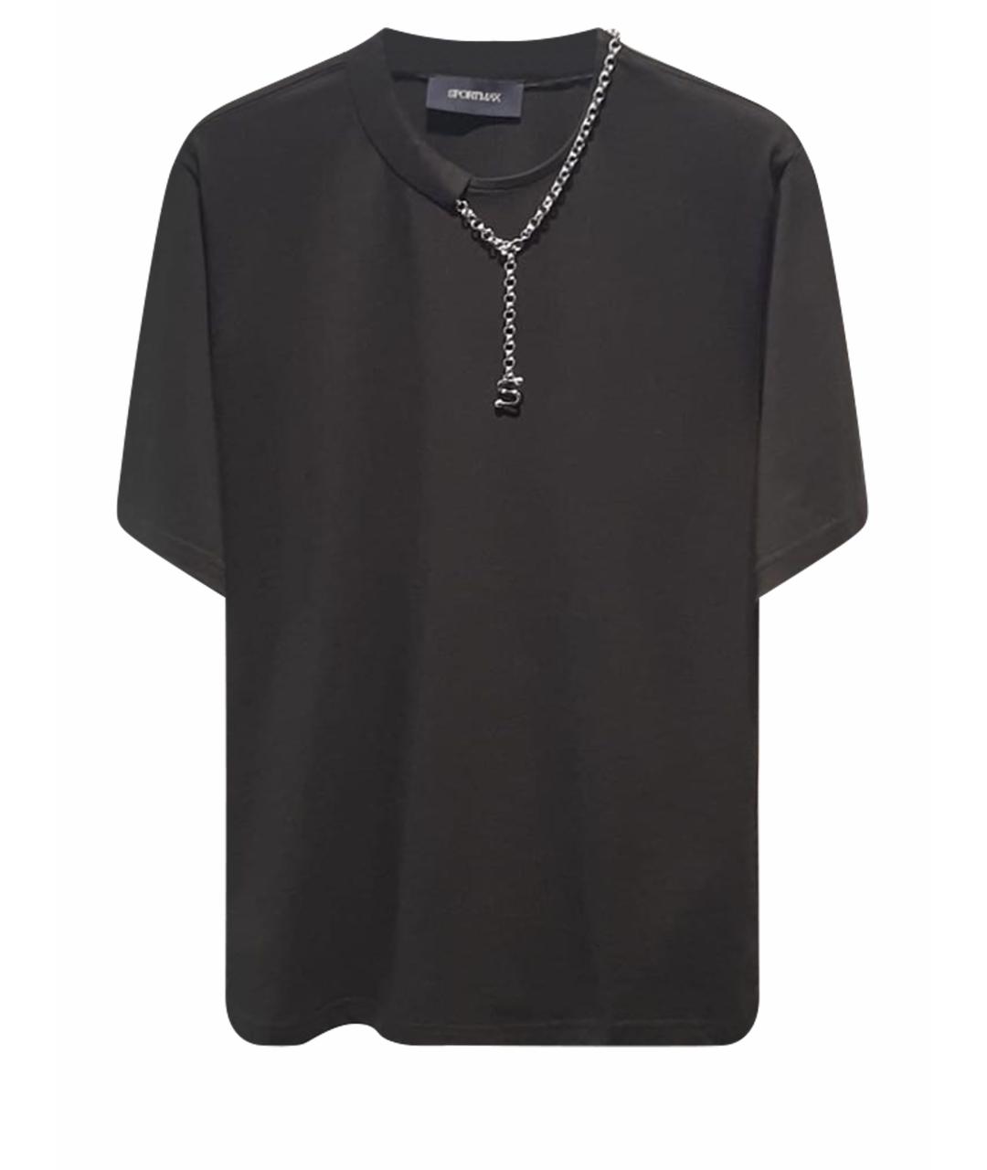 SPORTMAX Черная футболка, фото 1