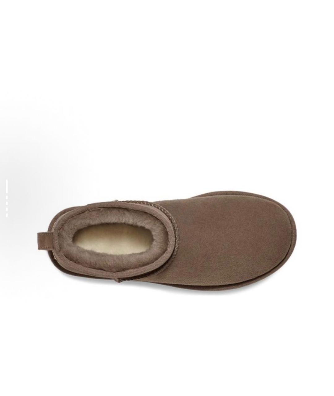 UGG AUSTRALIA Бежевые замшевые ботинки, фото 5