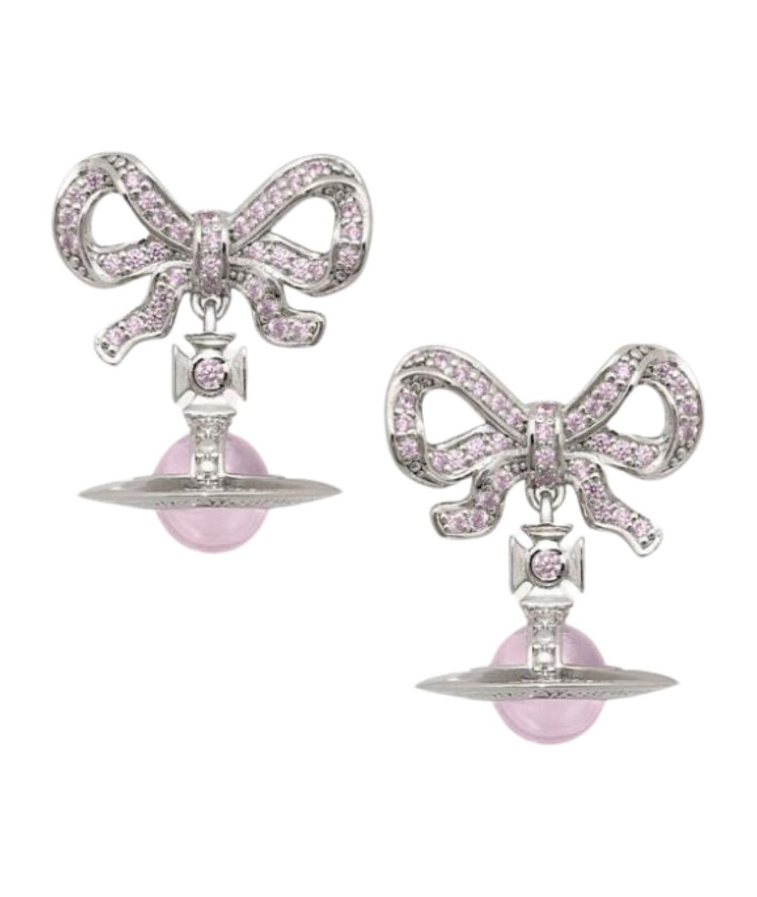 VIVIENNE WESTWOOD Серебряные латунные серьги, фото 1