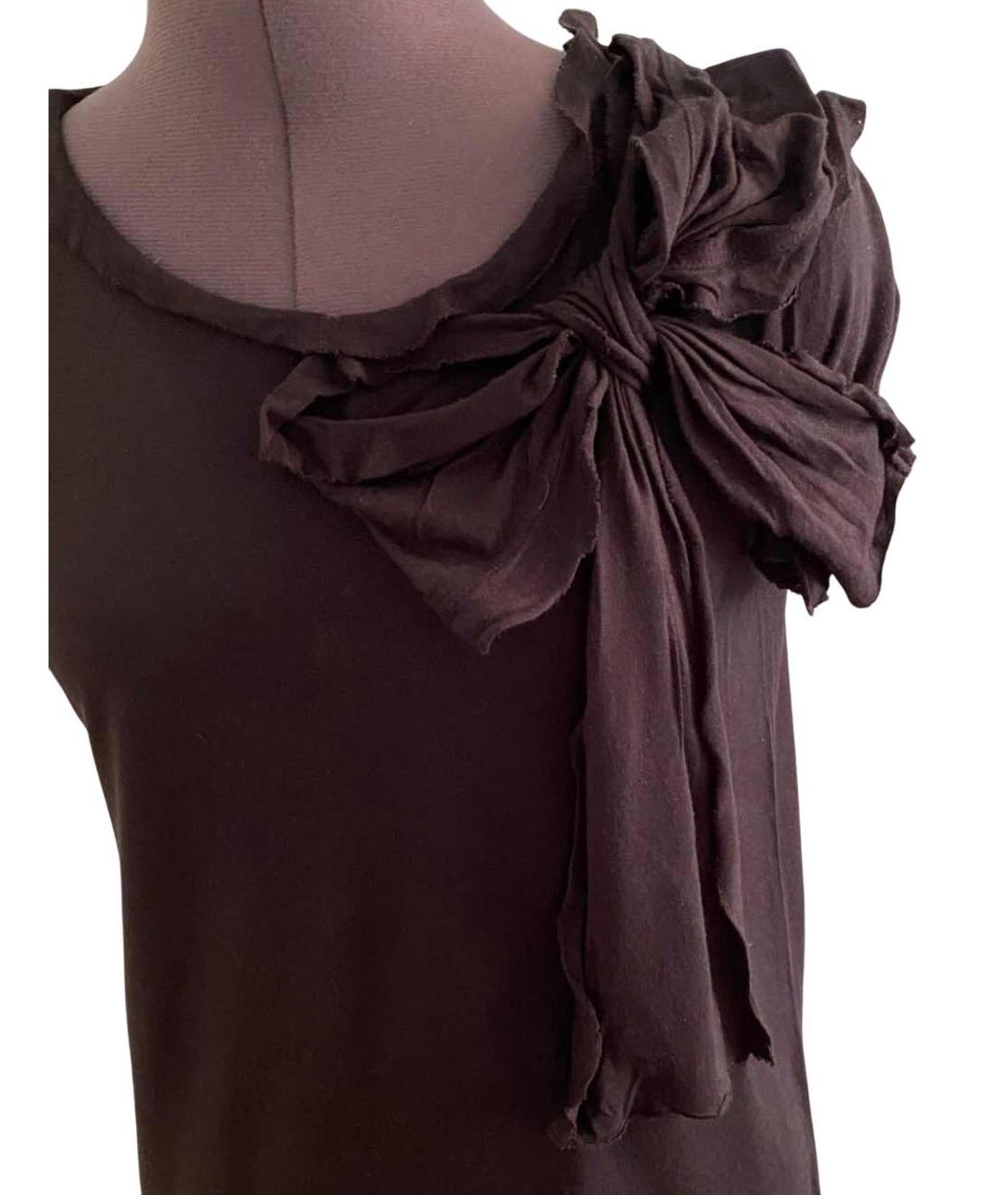 RED VALENTINO Черная футболка, фото 2