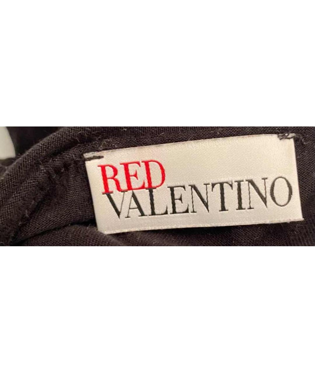 RED VALENTINO Черная футболка, фото 4