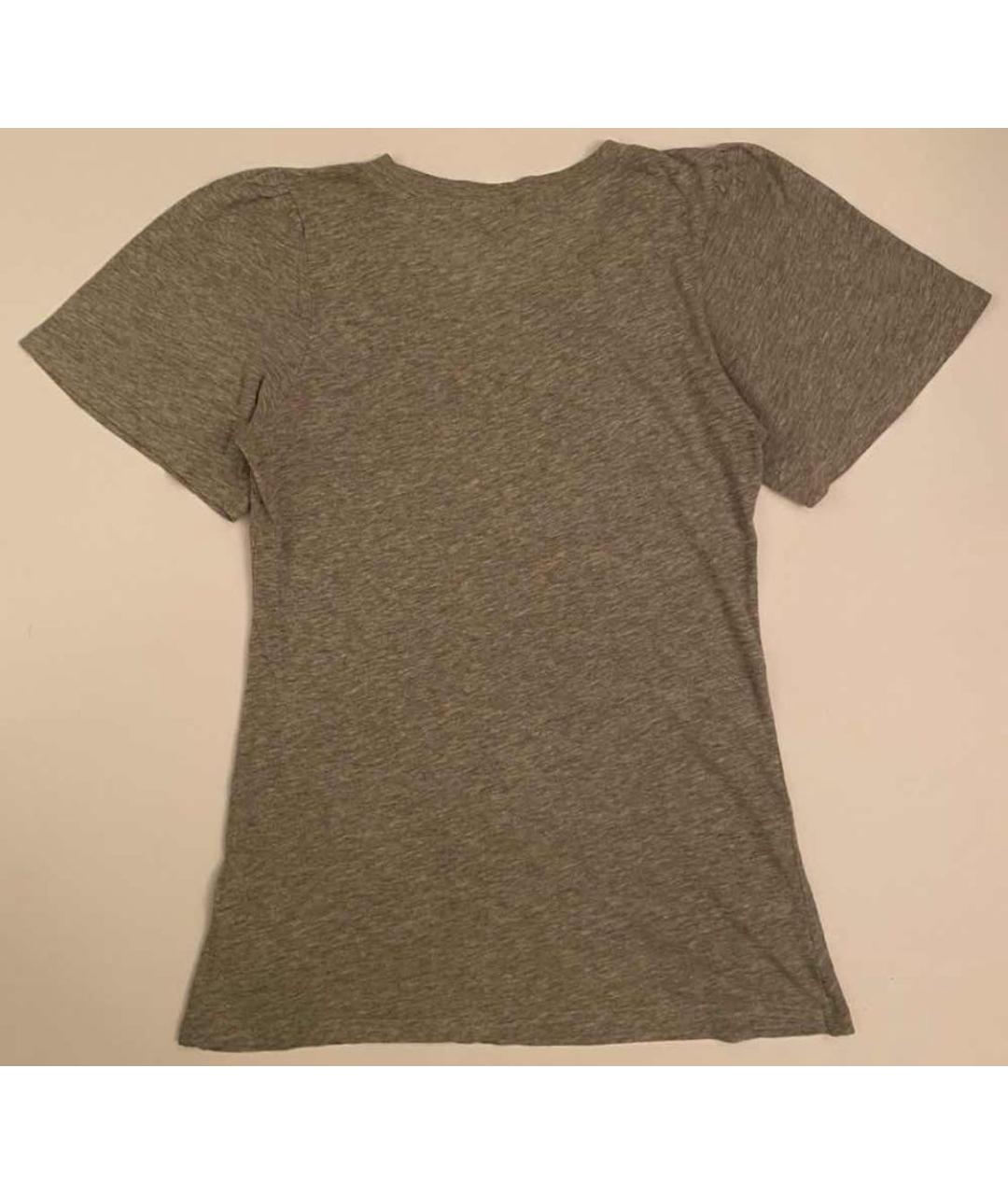 JUICY COUTURE Серая хлопковая футболка, фото 4