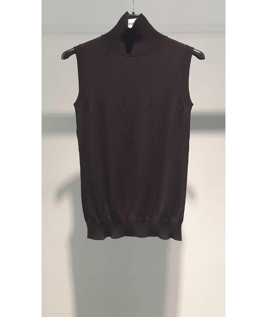 SPORTMAX Черный джемпер / свитер, фото 3