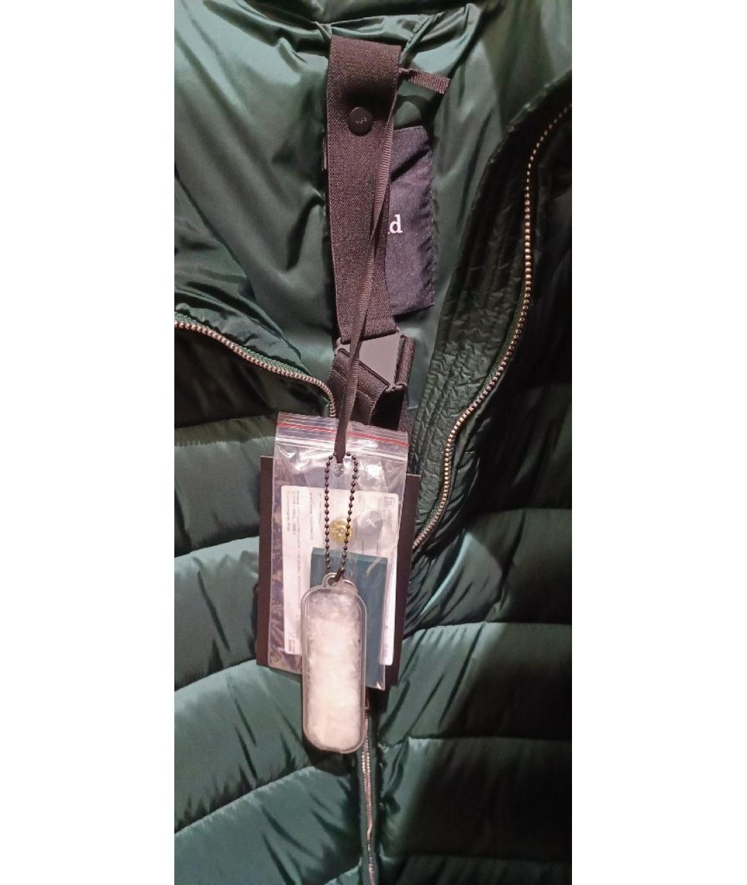 ADD Зеленый полиэстеровый пуховик, фото 4