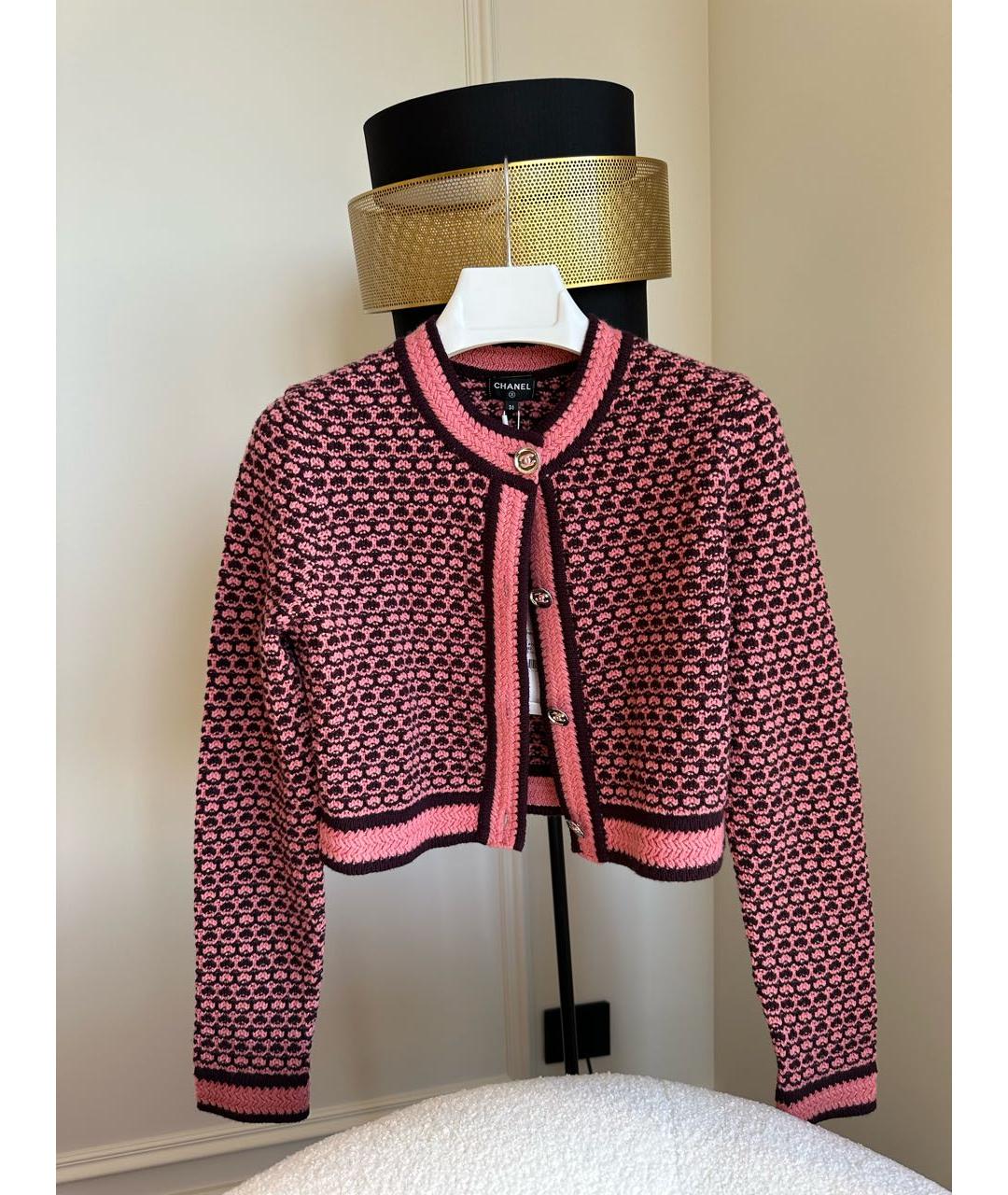 CHANEL Розовый кардиган, фото 7