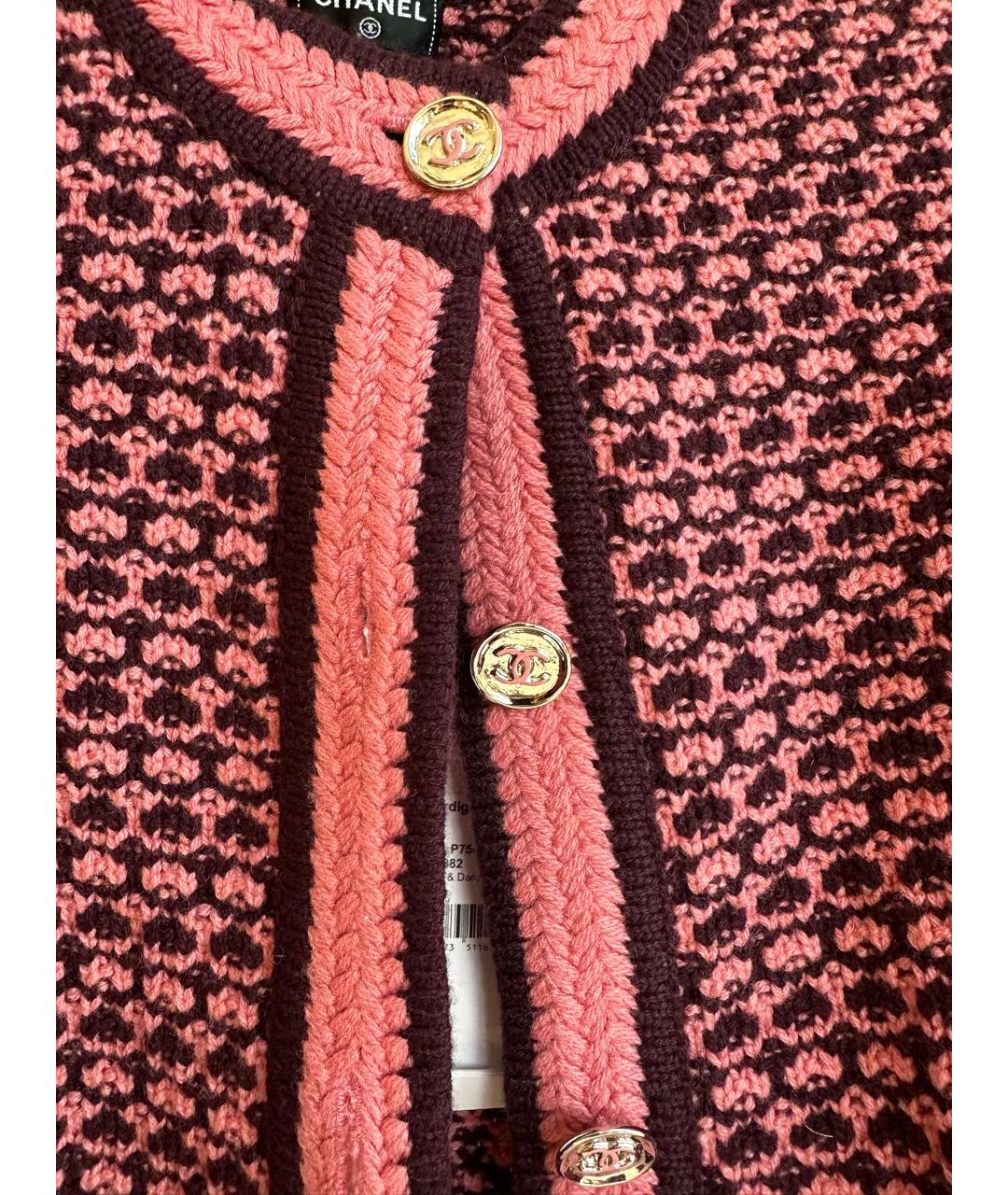 CHANEL Розовый кардиган, фото 3