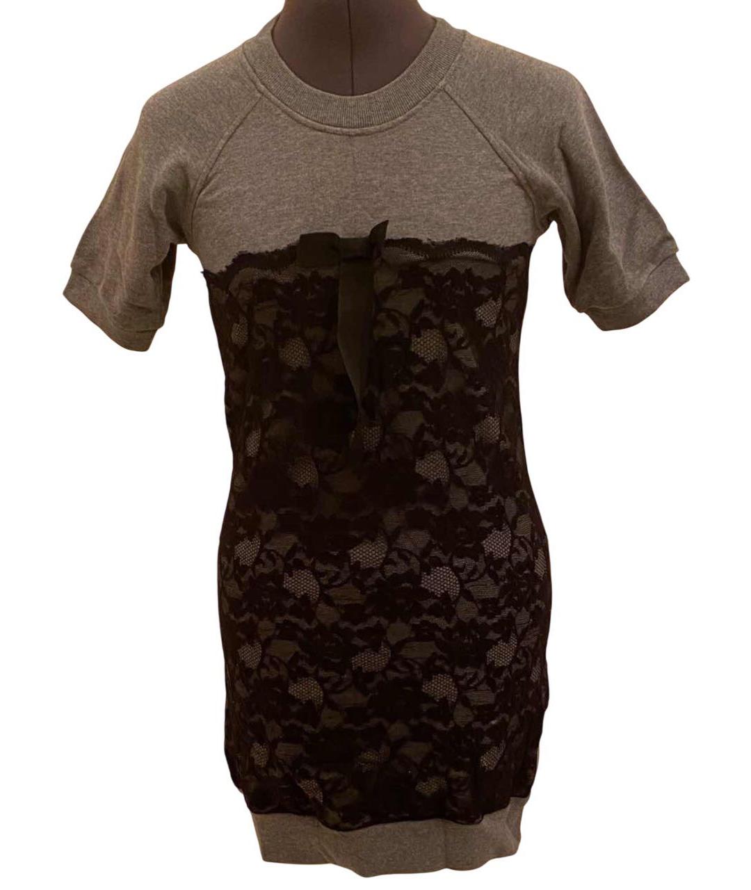 DOLCE&GABBANA Серое вечернее платье, фото 1