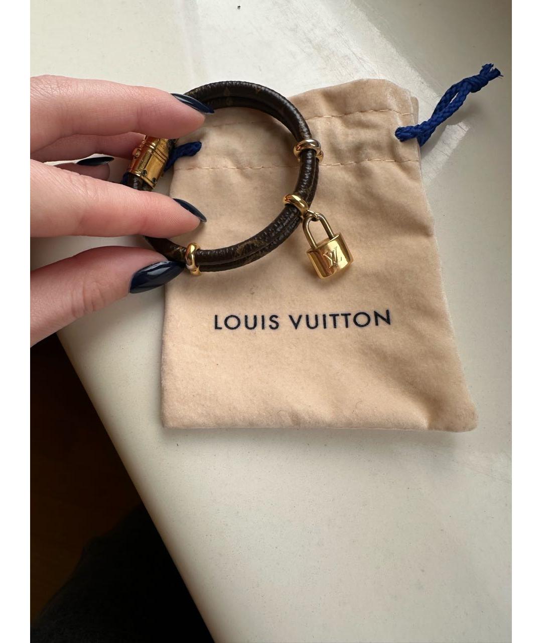 LOUIS VUITTON Коричневый браслет, фото 2