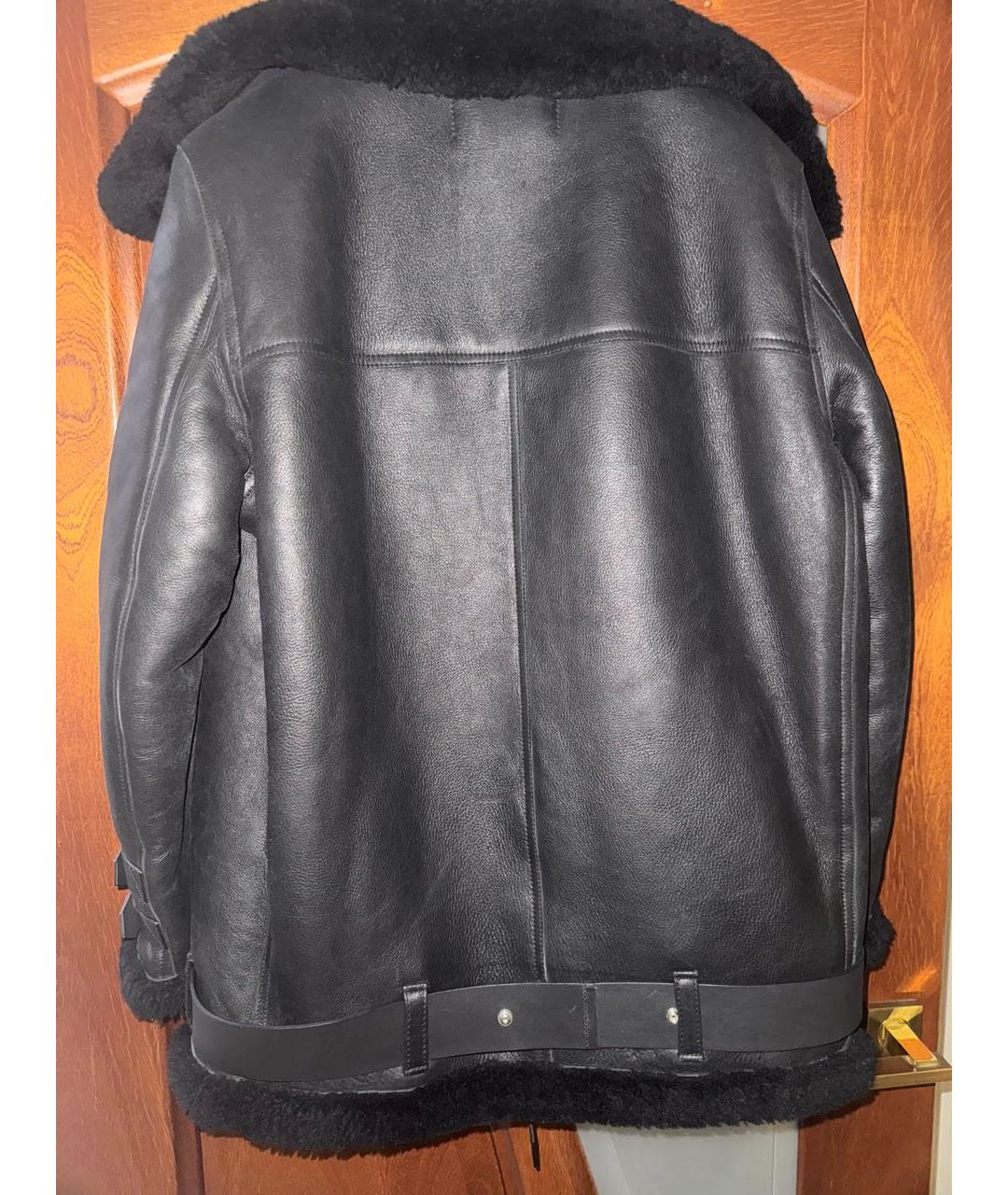 ACNE STUDIOS Черная меховая дубленка, фото 2