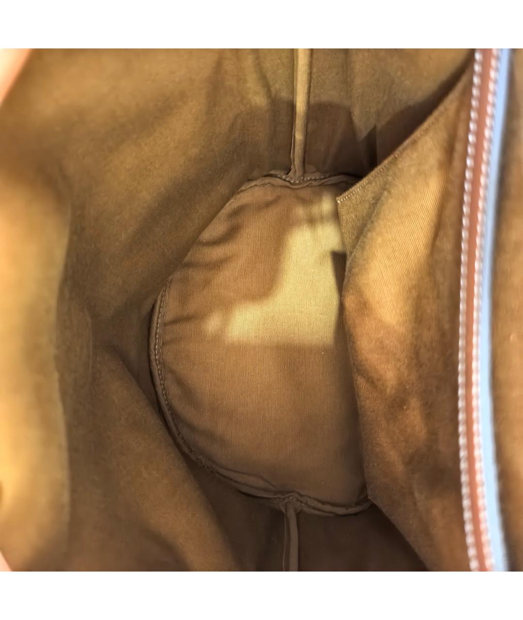 CELINE Коричневый рюкзак из искусственной кожи, фото 6