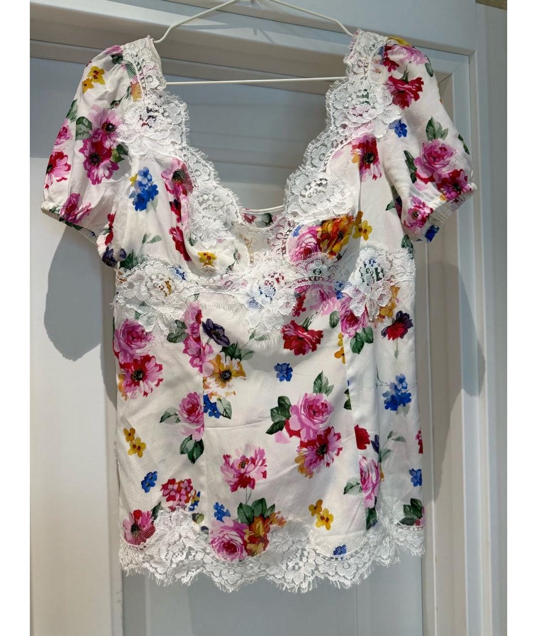 DOLCE&GABBANA Мульти шелковая блузы, фото 5