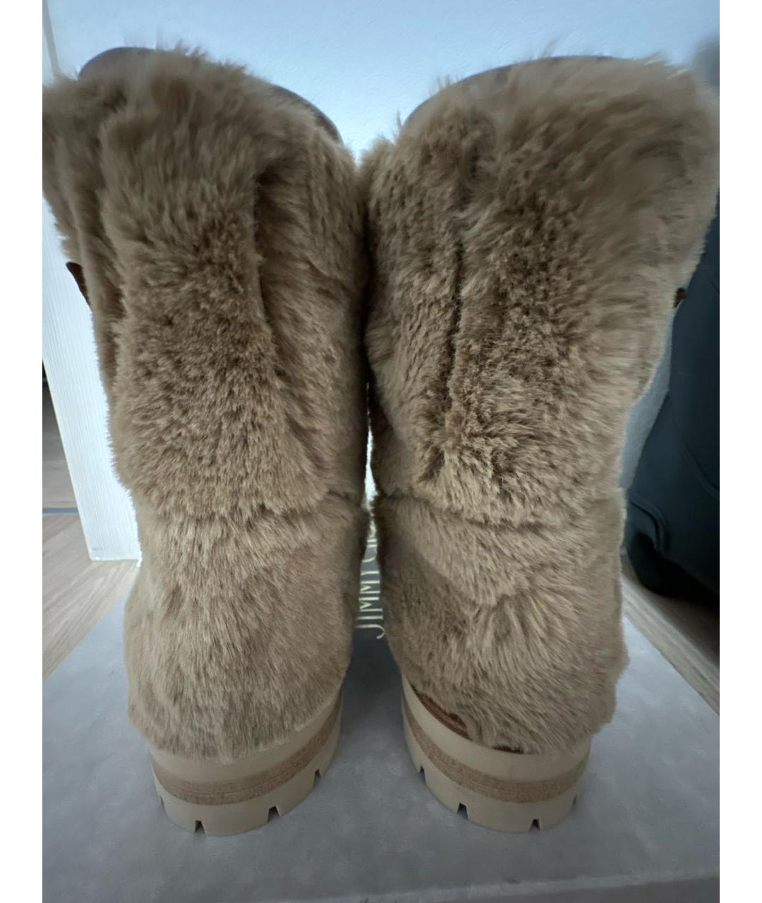 JIMMY CHOO Бежевые полусапоги, фото 4