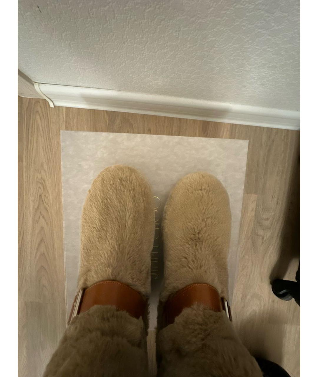 JIMMY CHOO Бежевые полусапоги, фото 3