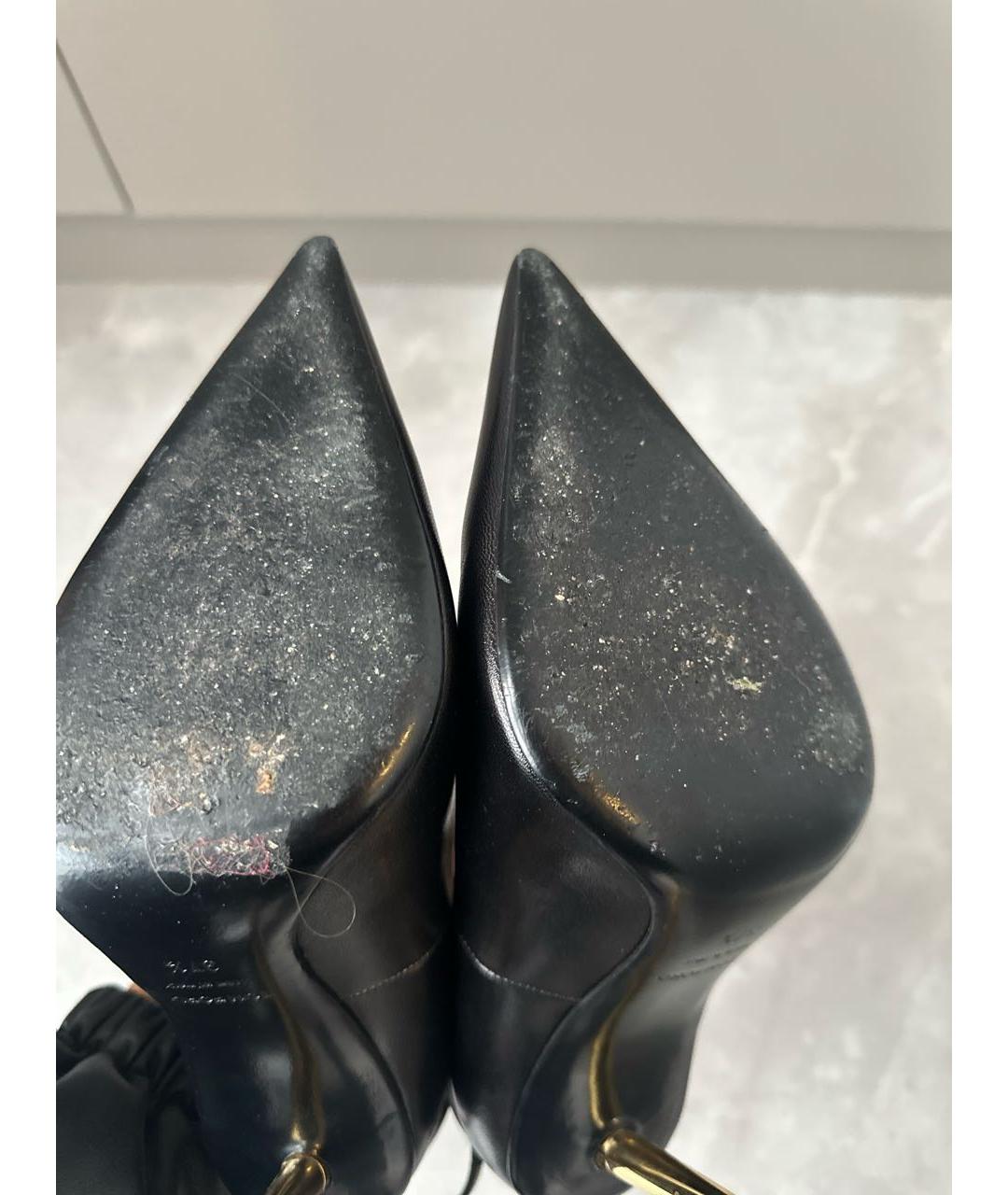 TOM FORD Черные кожаные туфли, фото 6