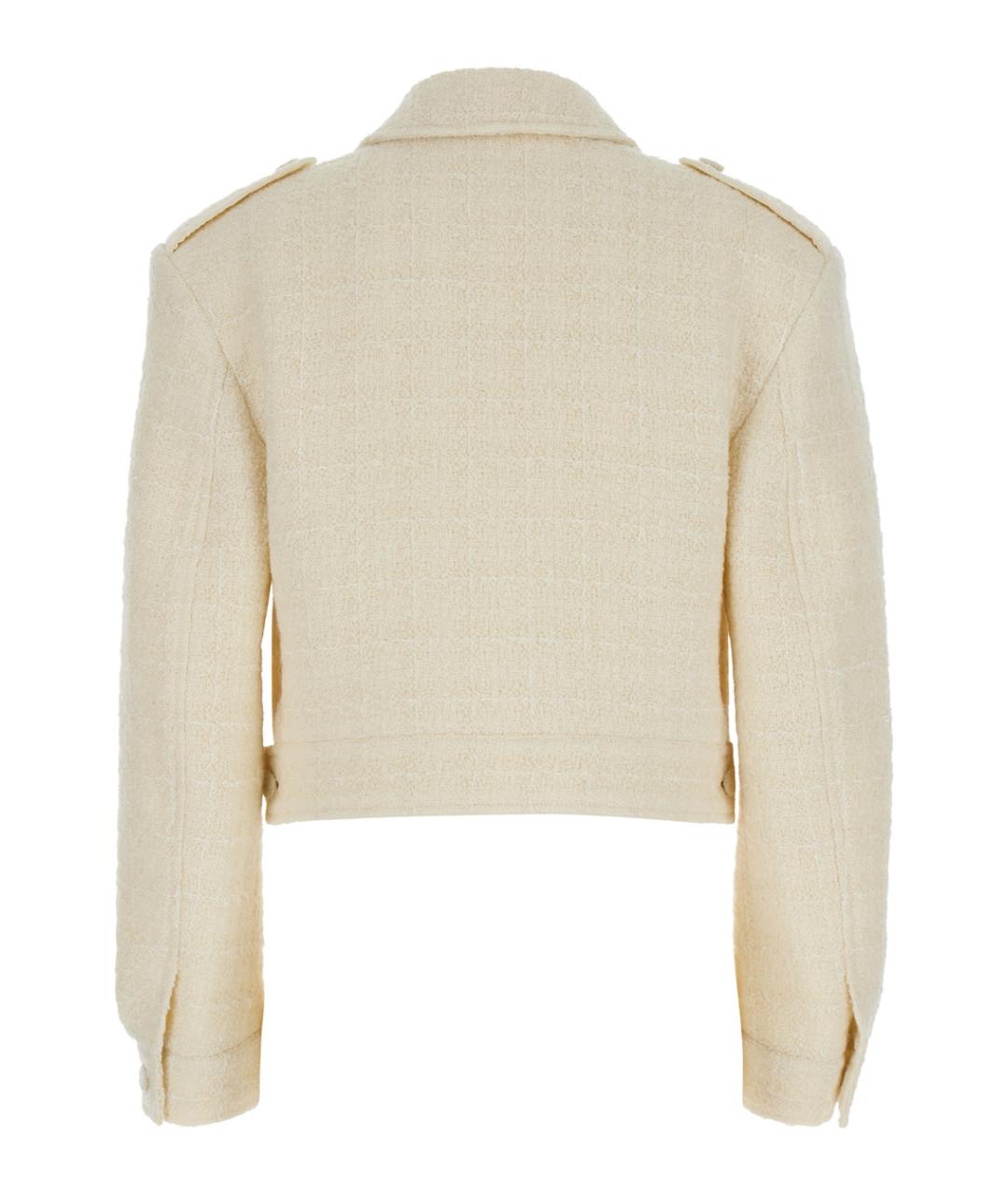 GIVENCHY Белый шерстяной жакет/пиджак, фото 2