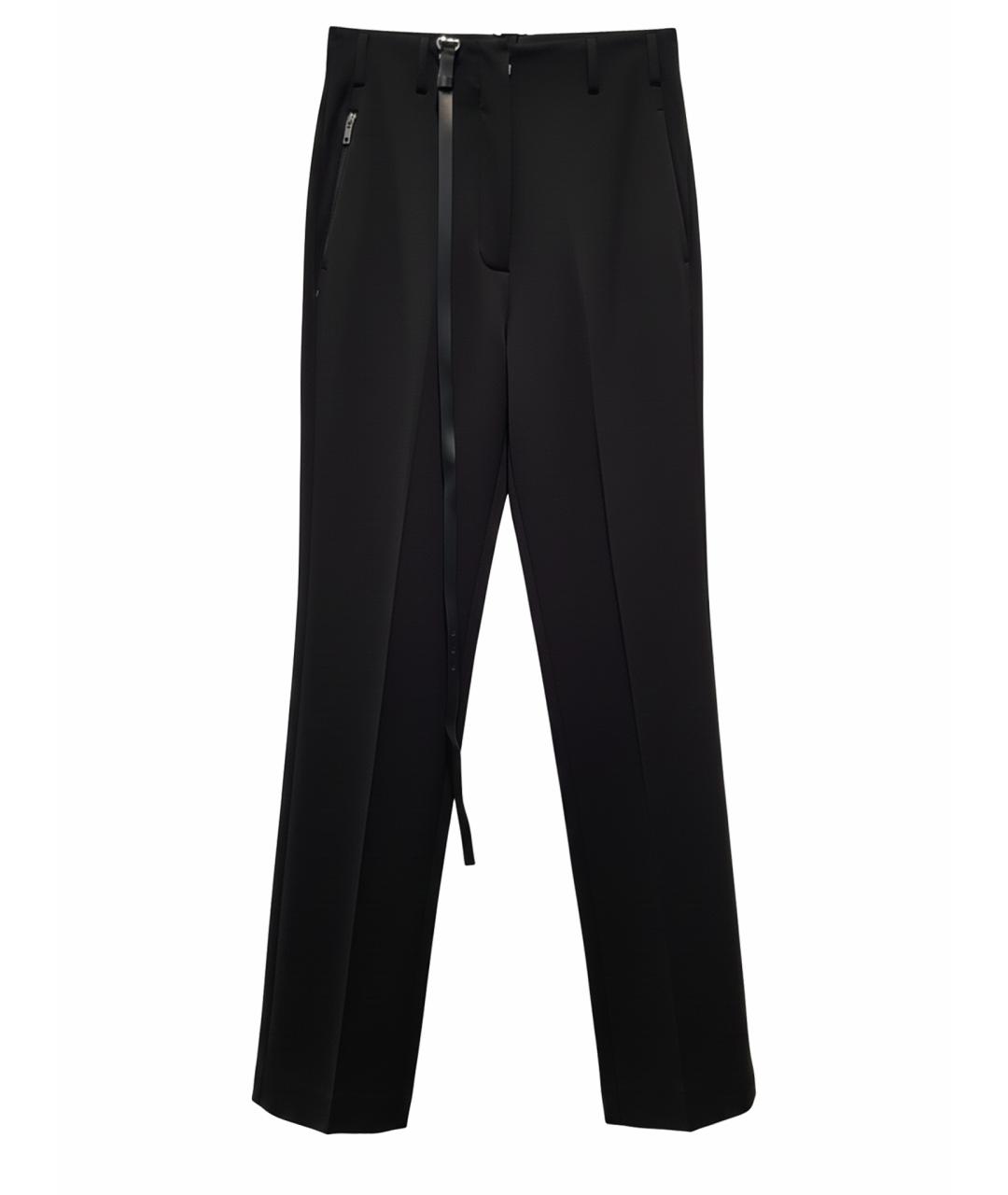 SPORTMAX Черные прямые брюки, фото 1