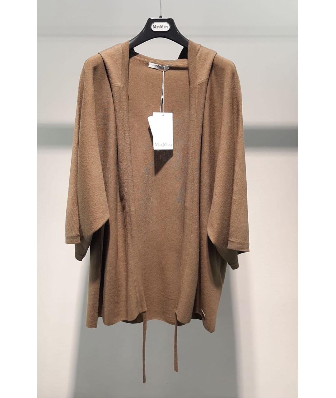 MAX MARA Коричневый кардиган, фото 3