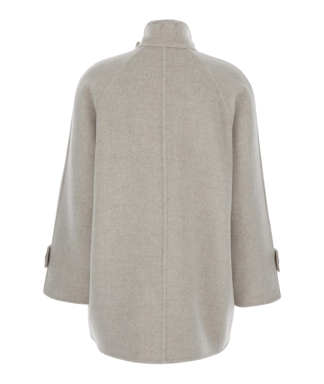 BRUNELLO CUCINELLI Бежевое шерстяное пальто, фото 2