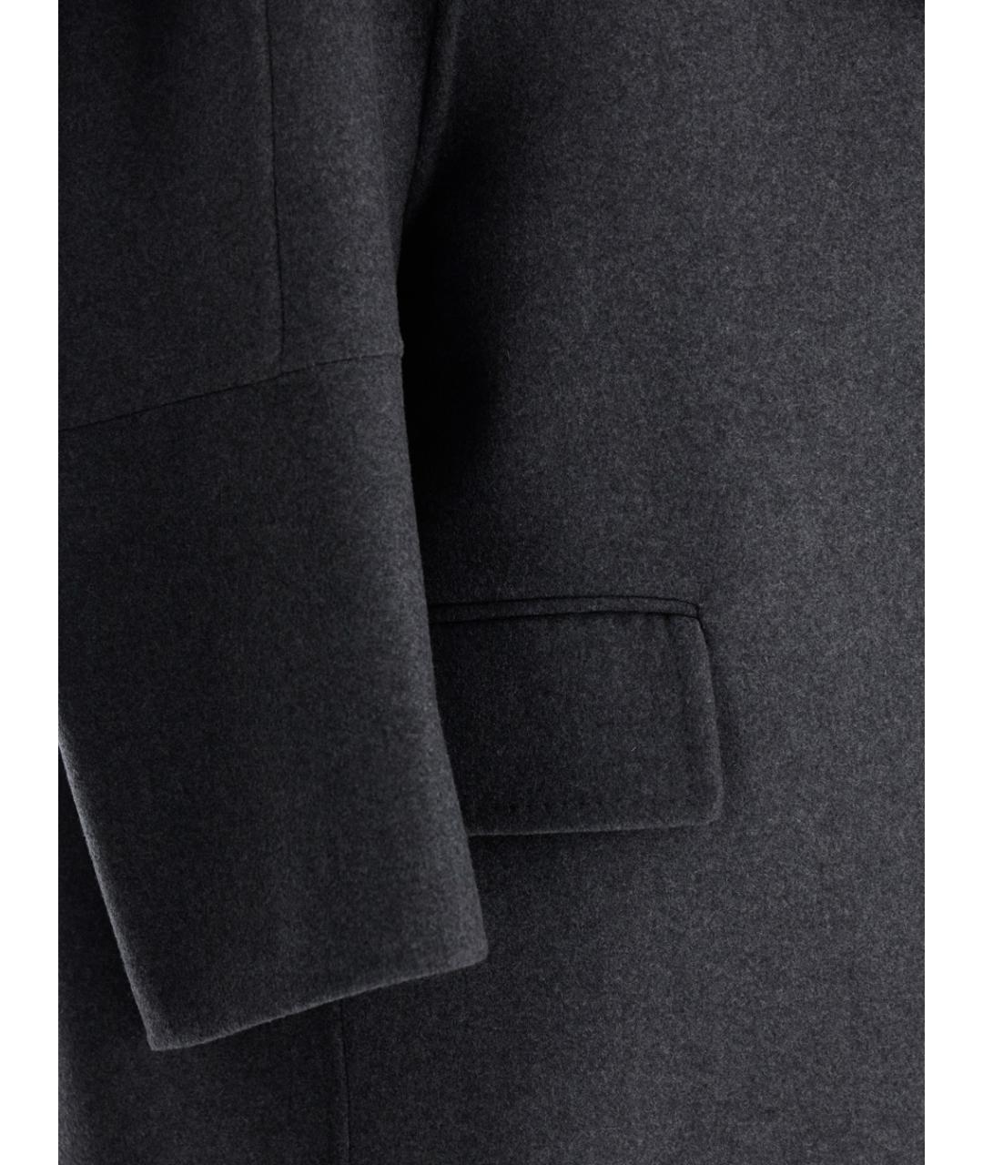 MAX MARA Серое шерстяное пальто, фото 3