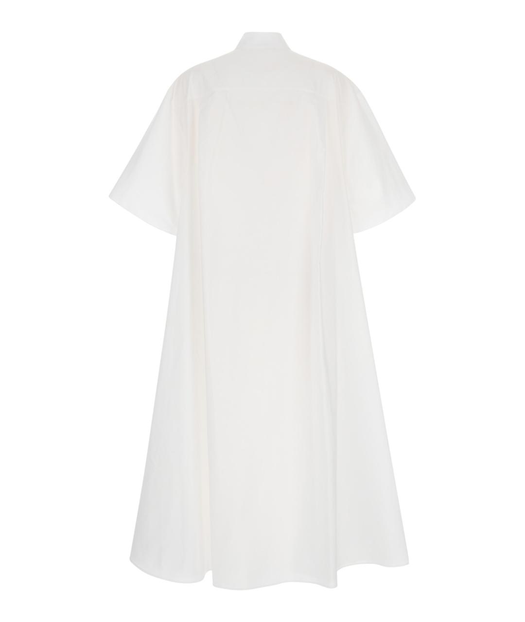 THE ROW Белое хлопковое повседневное платье, фото 2