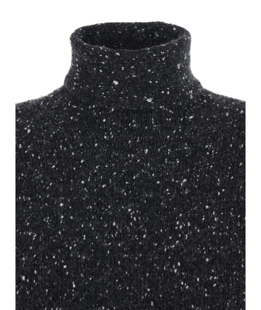 THE ROW Антрацитовое кашемировое повседневное платье, фото 3